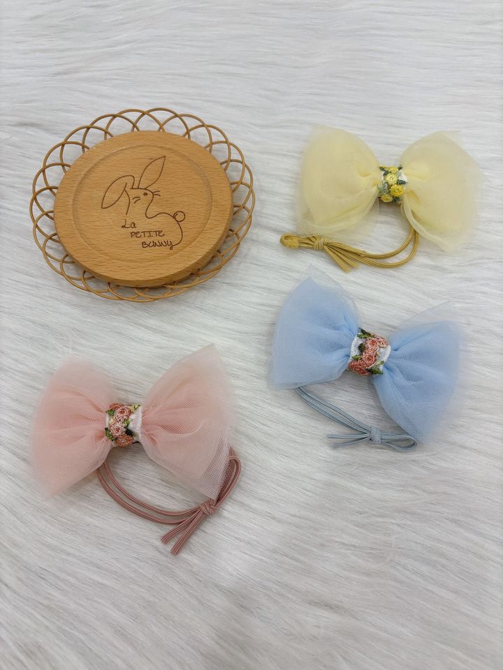 organza ribbon hair tie
