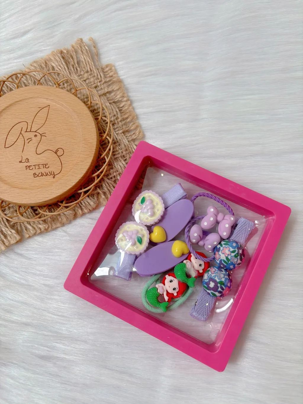 Christmas Gift Set (3pairs clip & 2pairs hair tie)
