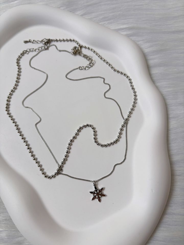 2 in 1 stainless steel necklace