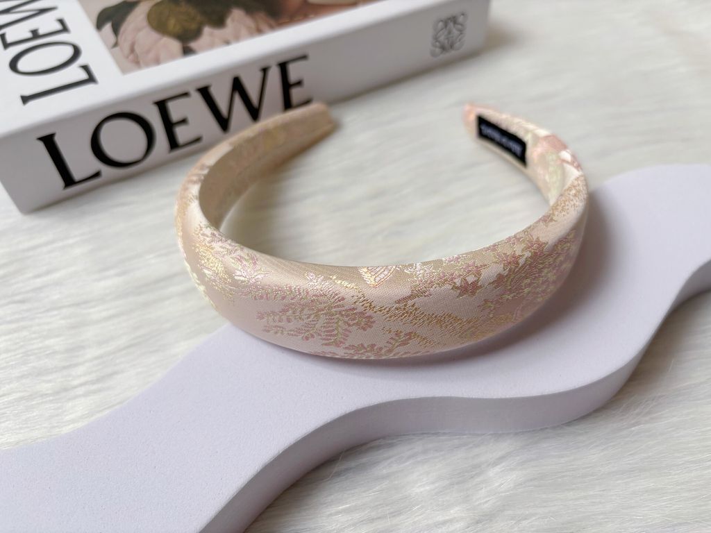 emboss flower sponge headband (thick)