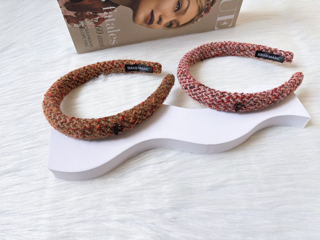 tweed sponge headband