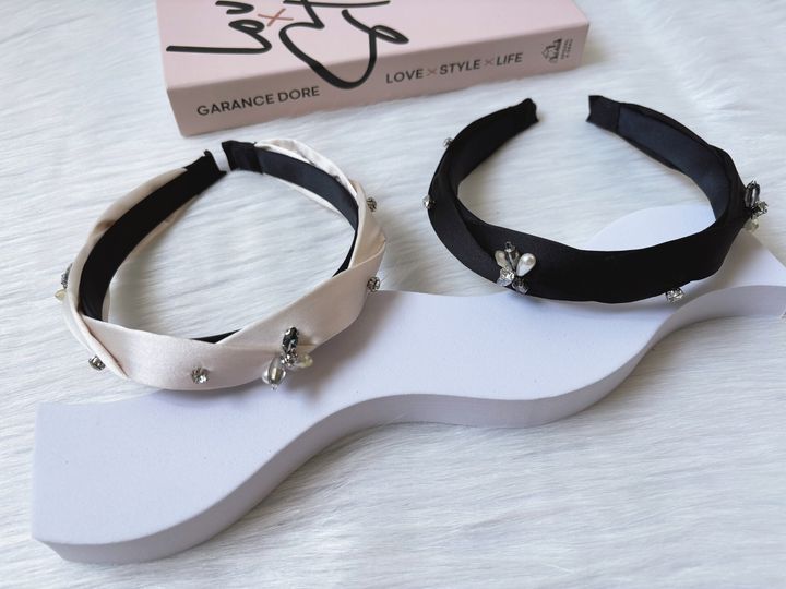 korean style satin headband