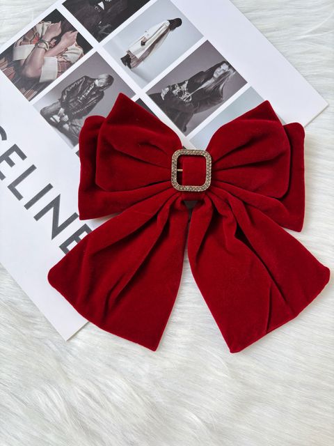 premium velvet spring clip (10cm)