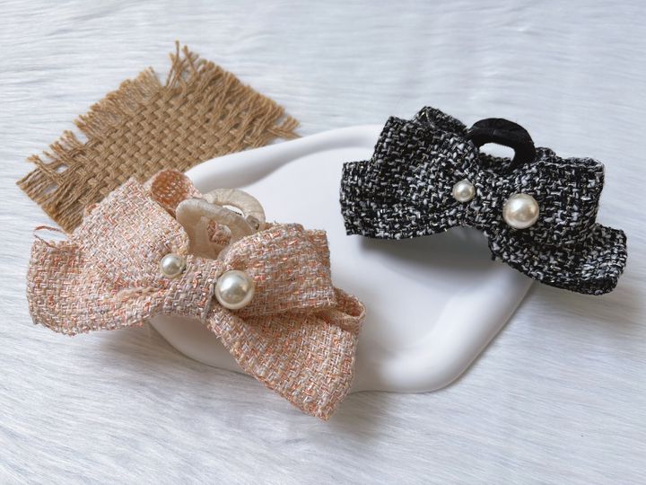 tweed claw clip (12cm)