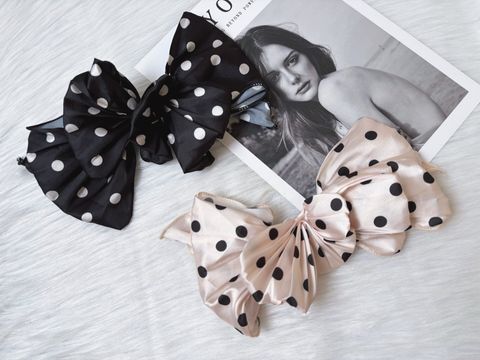 polka dot spring clip (10cm)