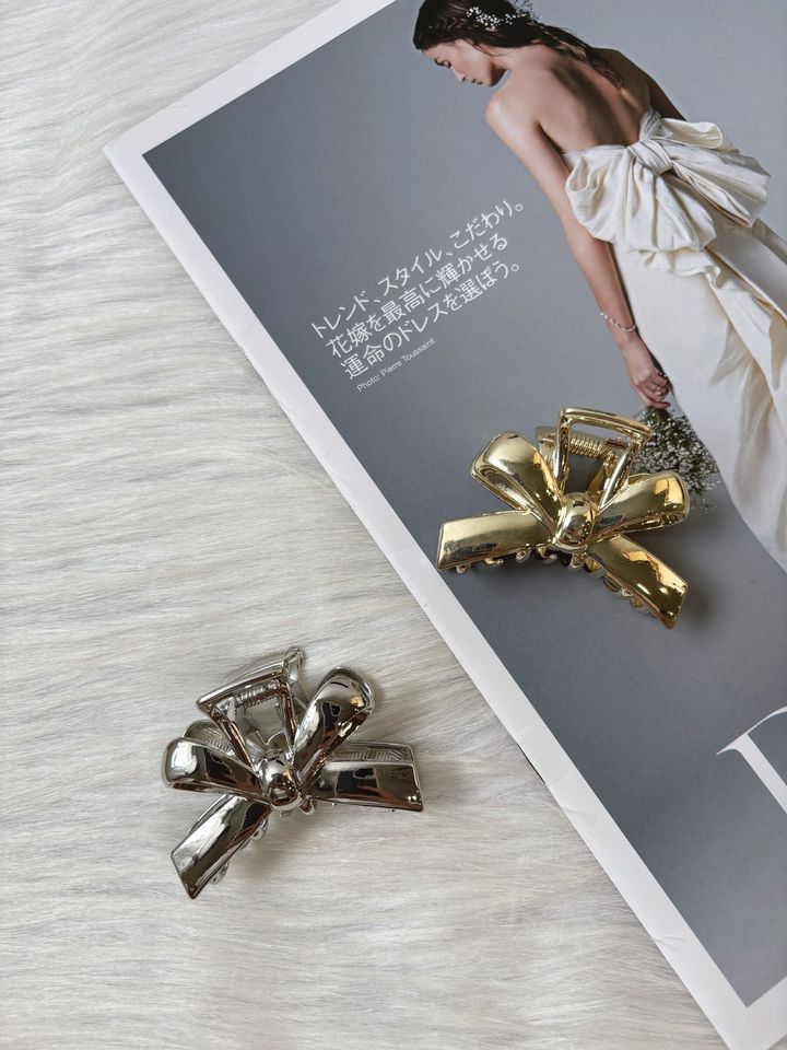 minimalist ribbon claw clip (6cm)
