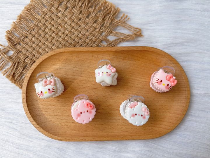 hello kitty theme claw clip (5 in 1 set)