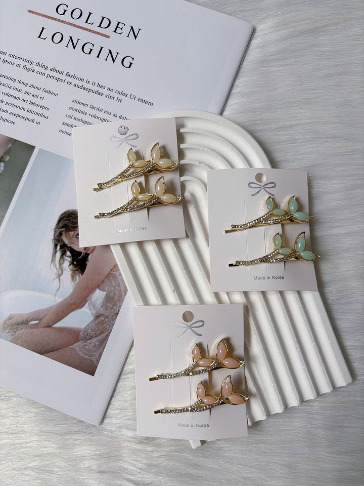 mermaid tail side clip (1pair)