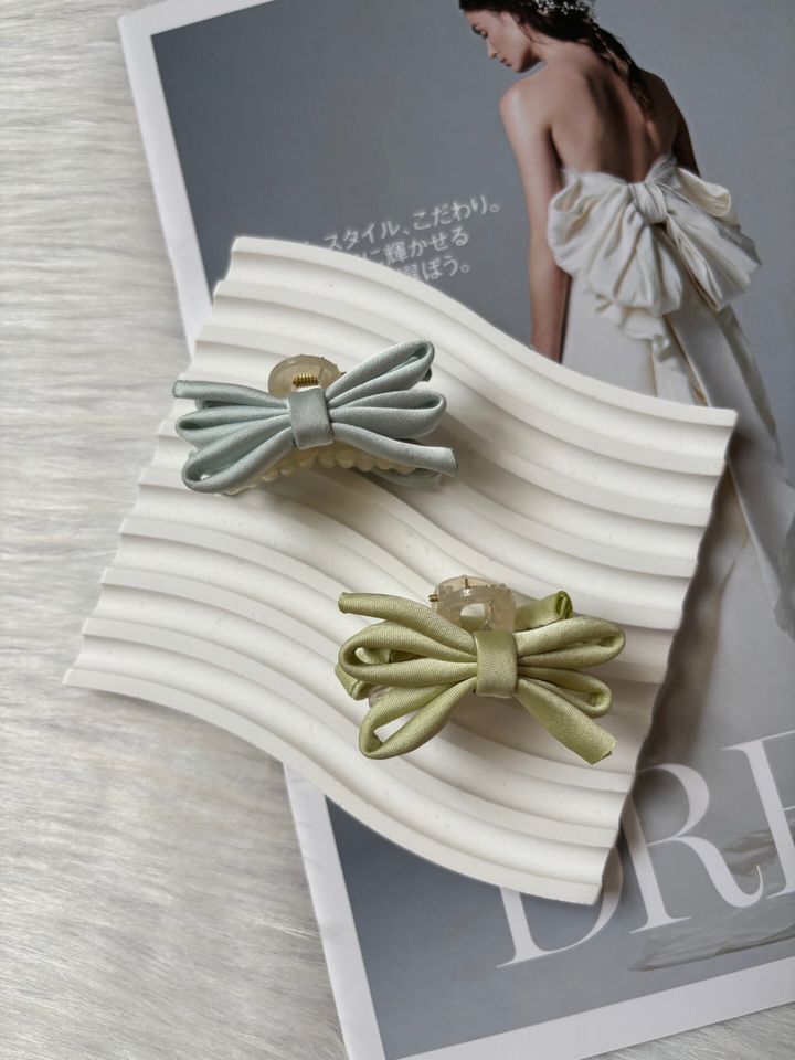 korean style ribbon claw clip (4cm)