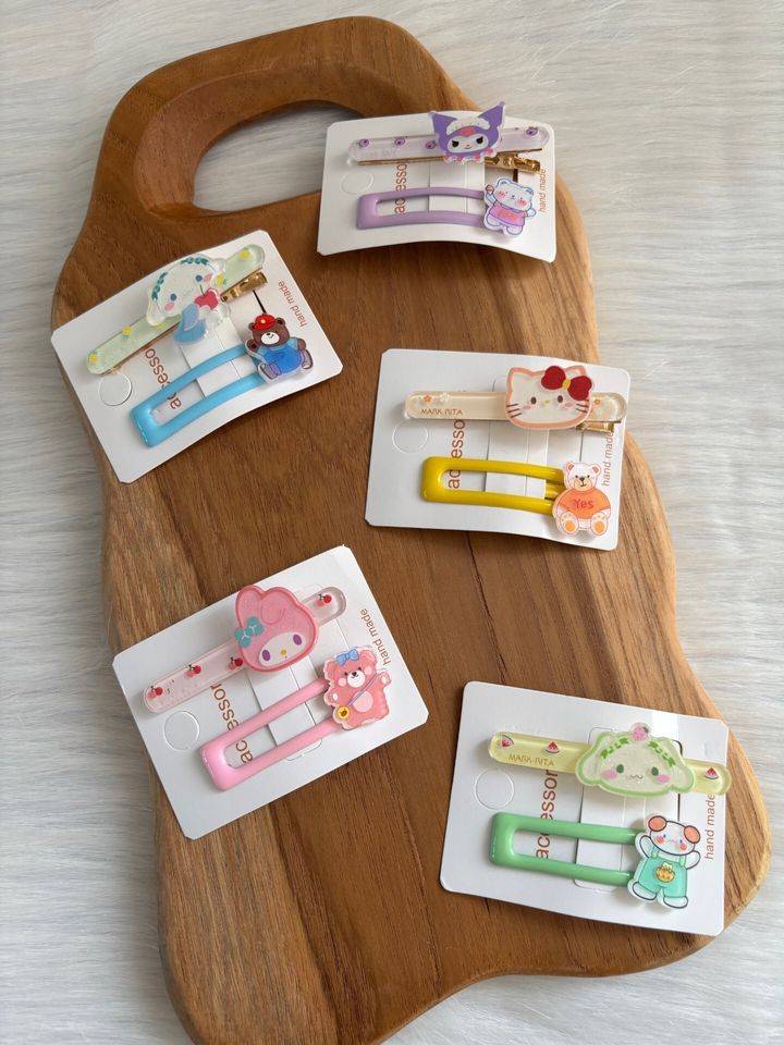 sanrio mix clip (2 in 1 set)