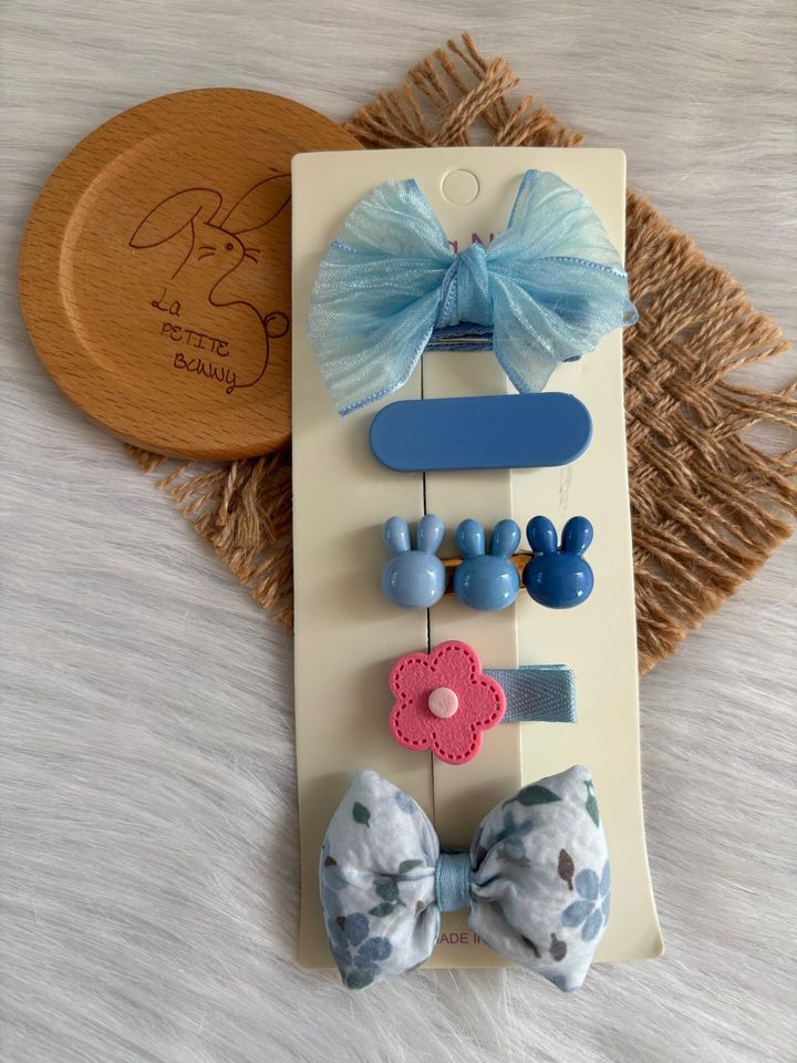blue theme mix duck clip (5 in 1 set)