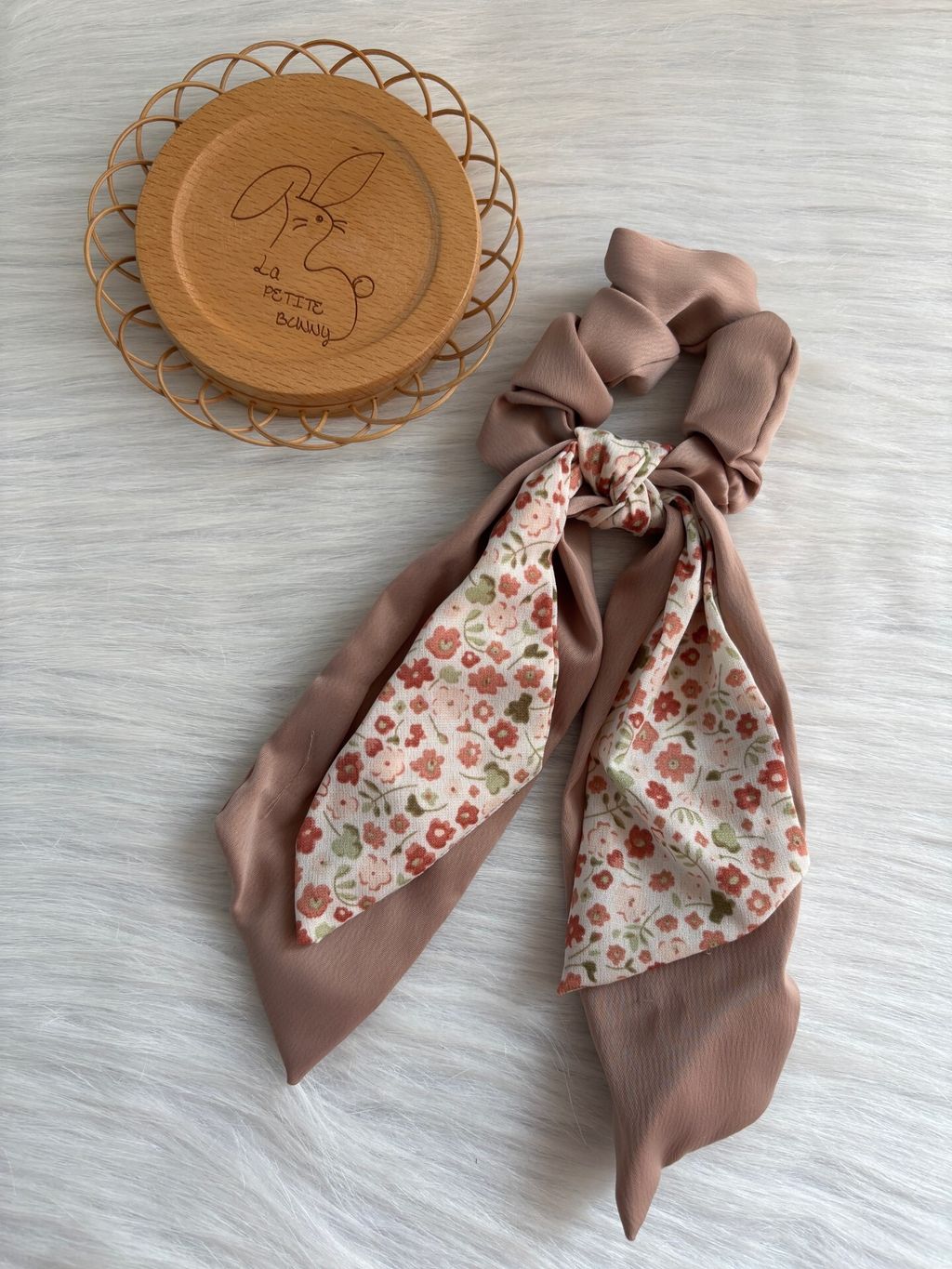 premium satin flowy scrunchy