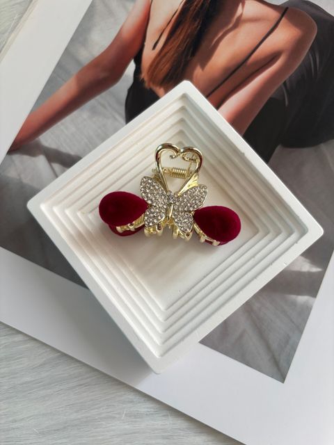 crystal butterfly claw clip (5cm)