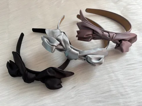 premium satin tulip design headband