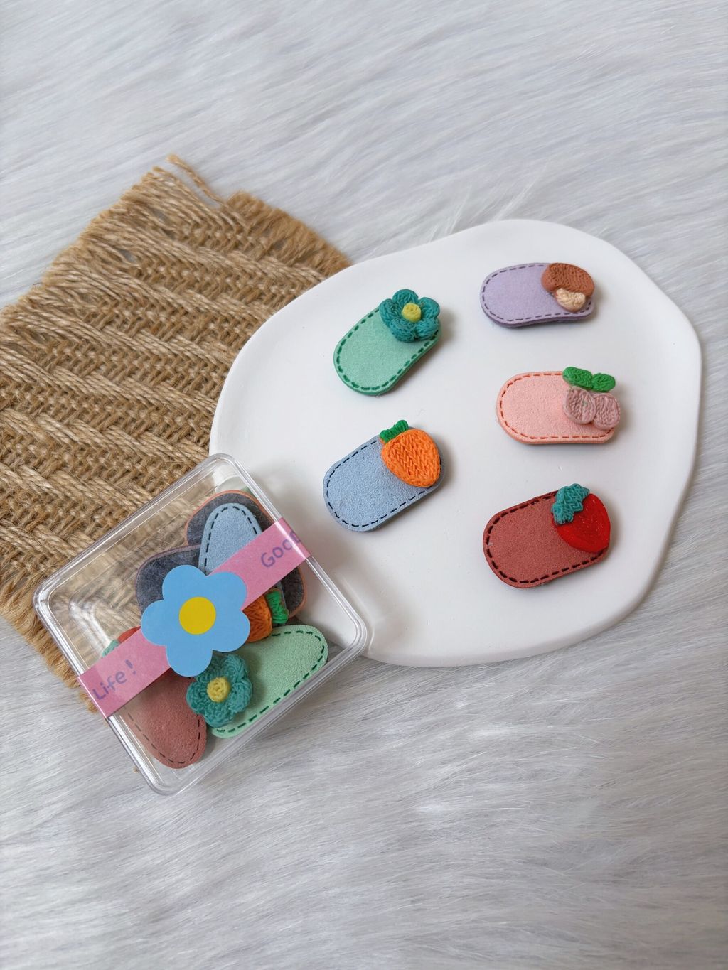 cute ornaments small bb clip (5 in 1 set)