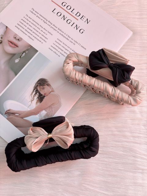 premium satin ribbon claw clip (12cm)