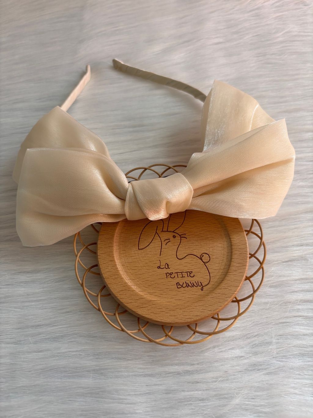 shimmer ribbon headband