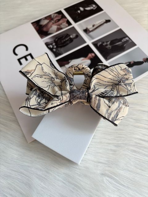 printed ribbon claw clip (11cm)