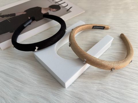 crystal ribbon headband