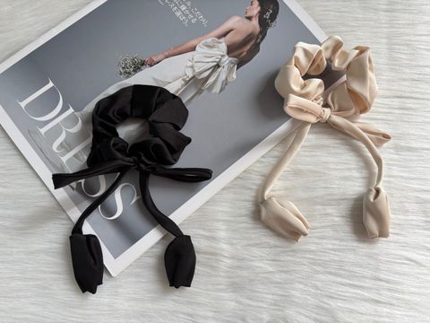 korean style scrunchy