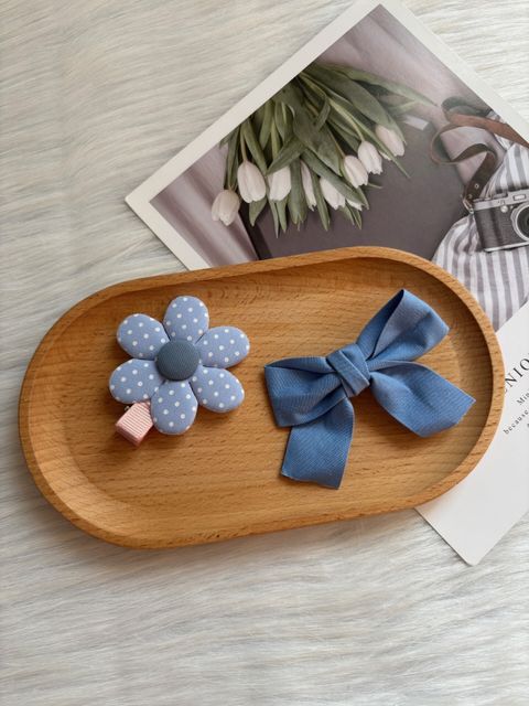 blue theme duck clips (2 in 1 set)
