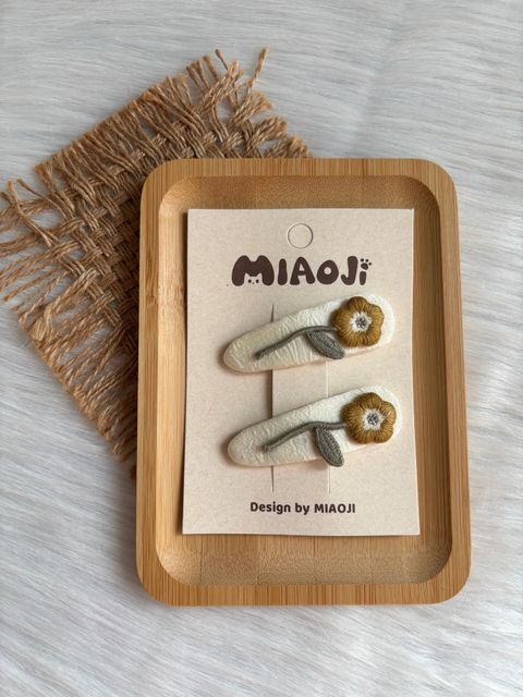 handmade flower bb clip (1pair)