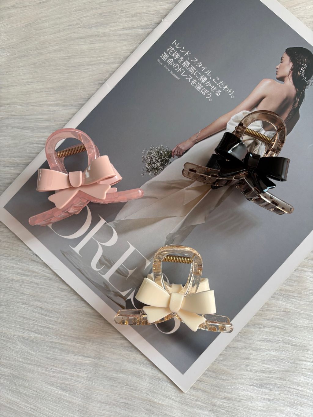 sweet ribbon claw clip (8cm)