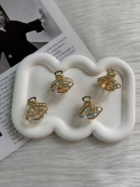 flower theme claw clip (2.5cm)