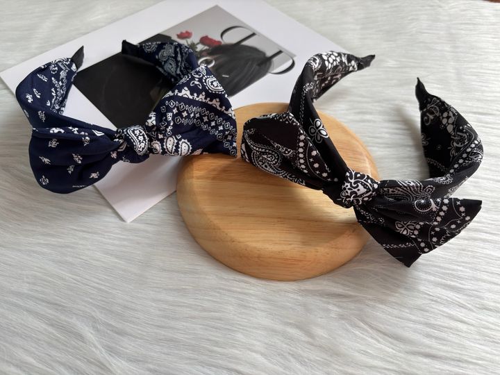 bohemian print headband (dark tone)