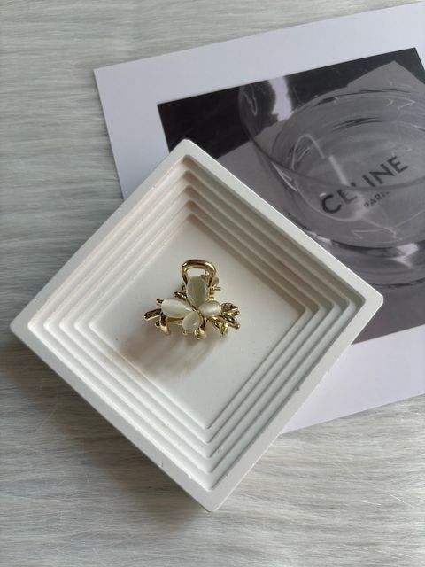 cat eye stone butterfly claw clip (3cm)