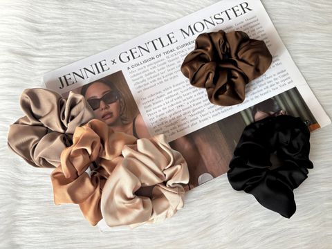 satin scrunchy