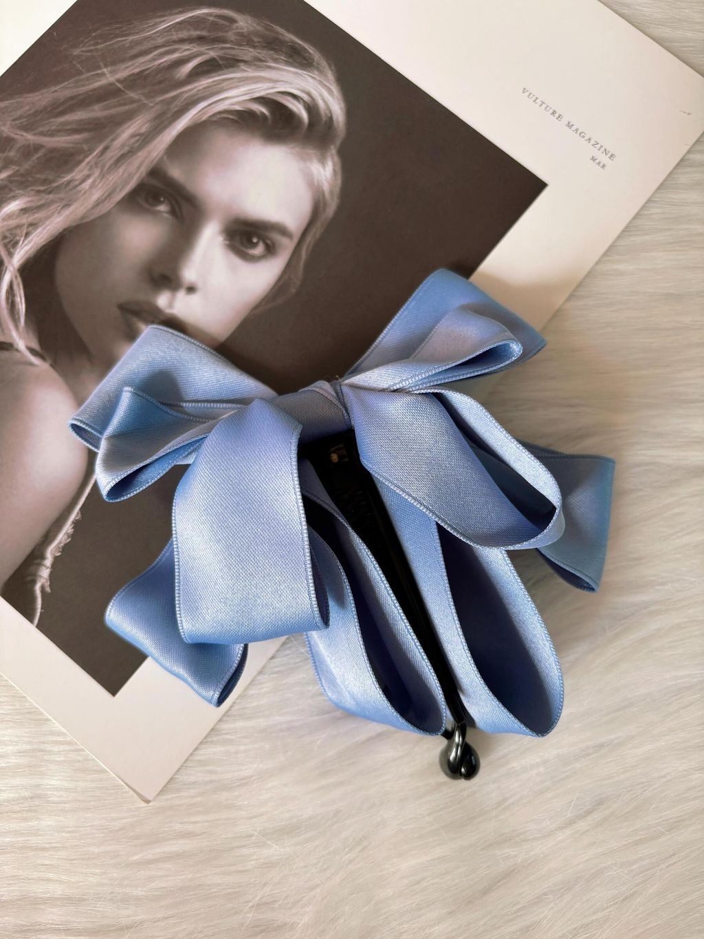 multi layer ribbon banana clip