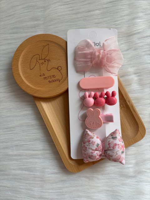 pink theme mix duck clip (5 in 1 set)