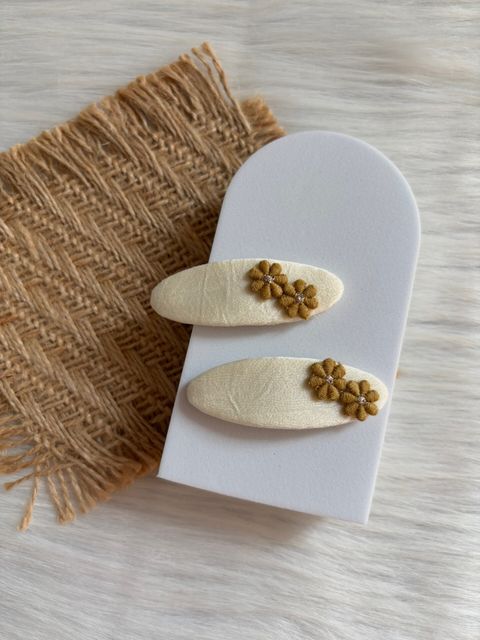 flower theme bb clip (1pair)