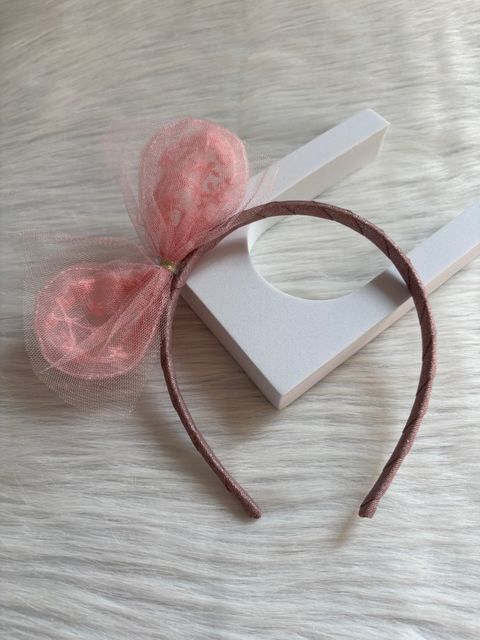embossed ribbon headband
