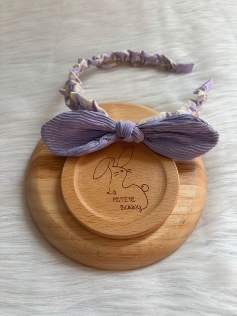 wired ribbon ruffle headband