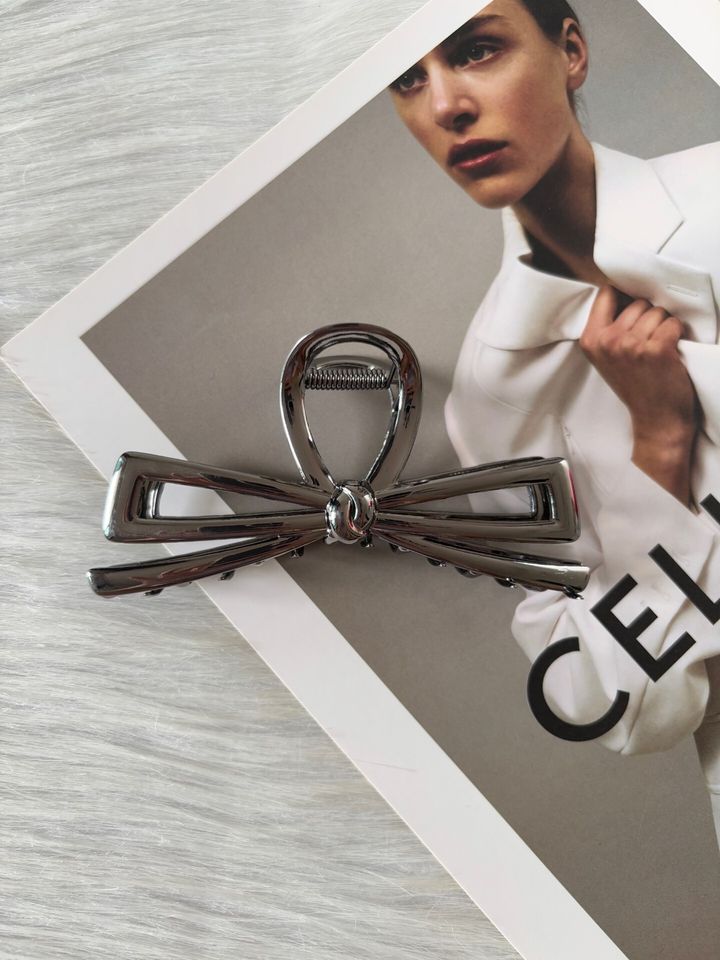 minimalist ribbon claw clip (11cm)