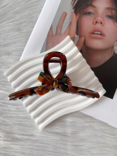premium acetate ribbon claw clip (13cm)