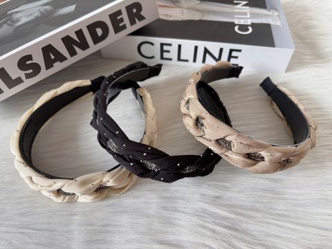 crystal braid headband