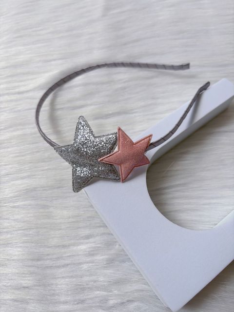 glitter star headband