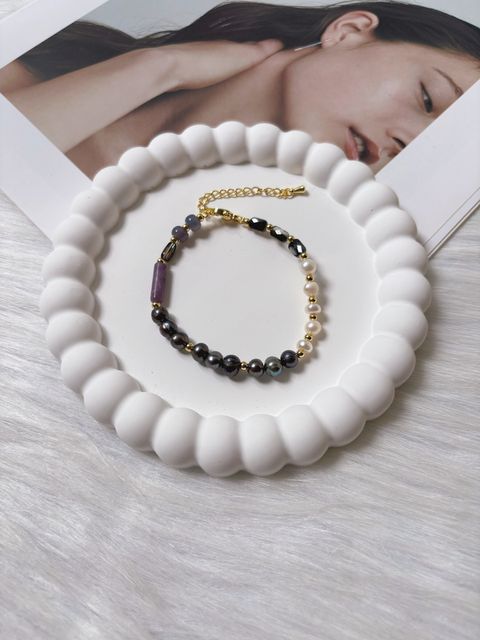 dusklight elegance fresh water pearl bracelet