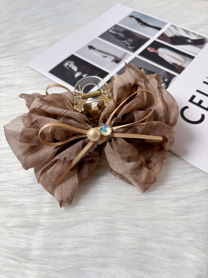 korean style printed claw clip (13cm)