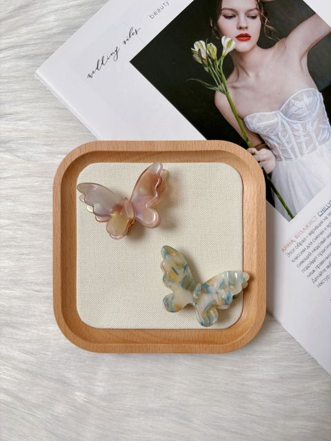 acetate butterfly duck clip