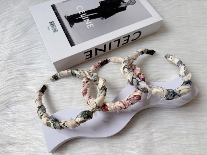 printed braid headband
