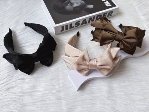 premium satin ribbon headband