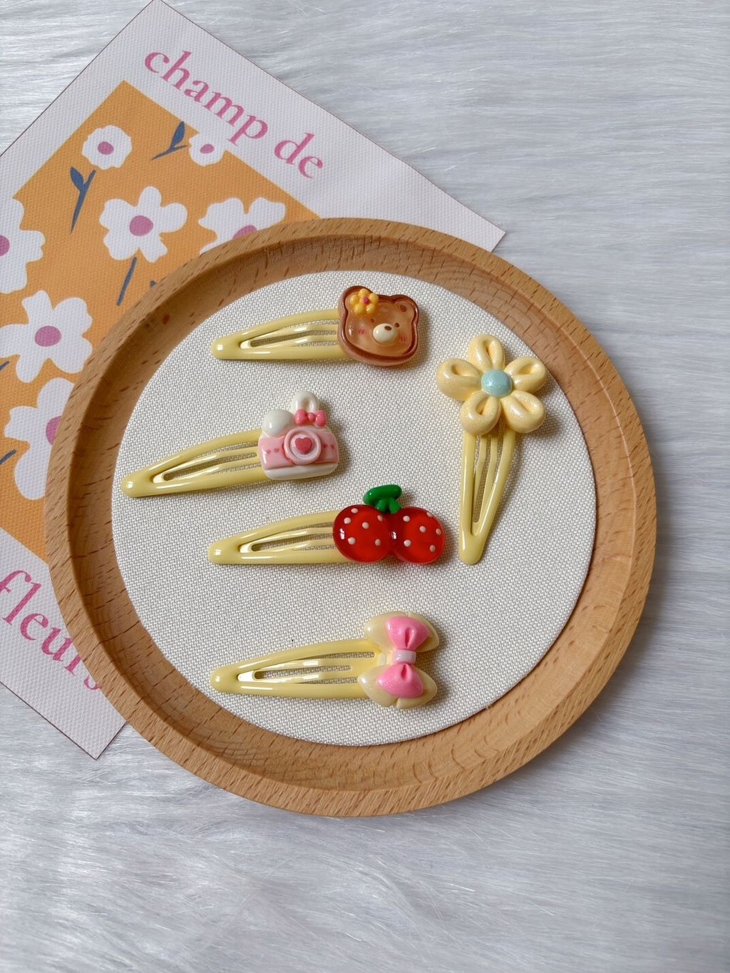 yellow theme mix bb clip (5 in 1 set)