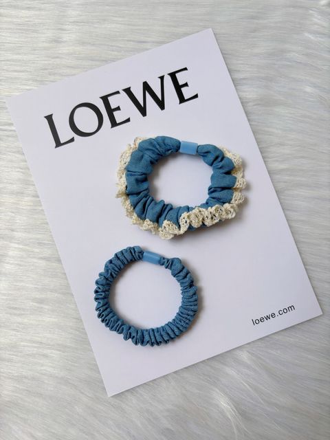 denim scrunchy (2 in 1 set)