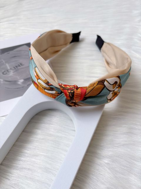 scarf print headband