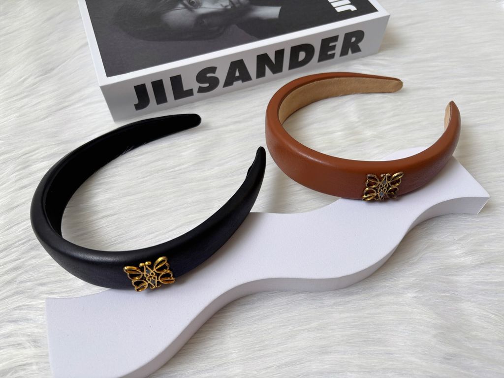 L.Inspired Faux Leather Headband