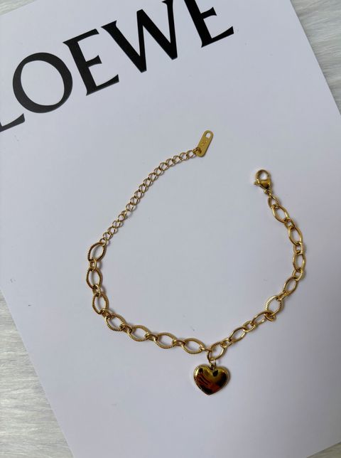 icon heart stainless steel bracelet